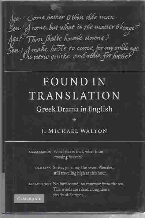 Image for Found in Translation - Greek drama in English