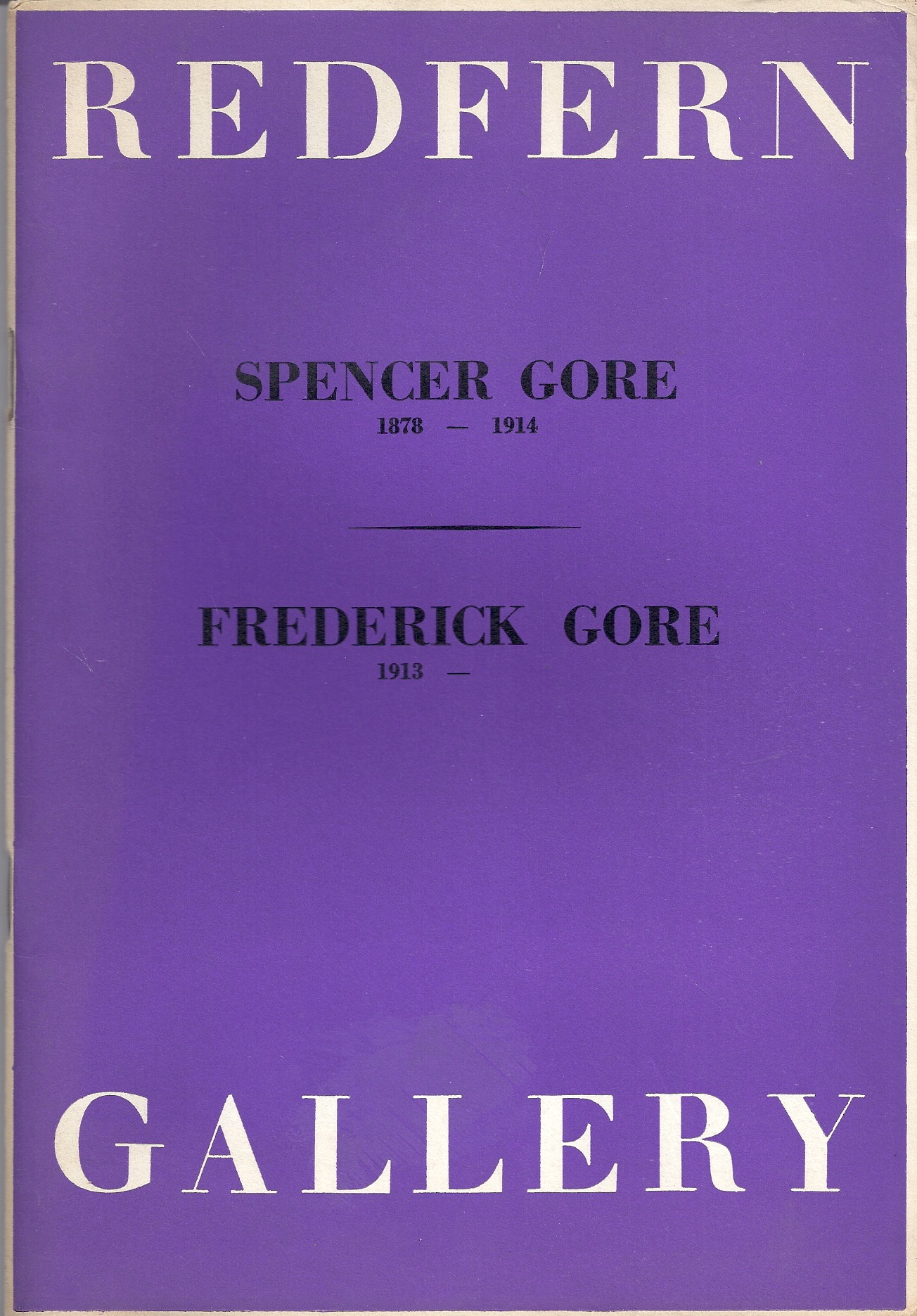 Image for Spencer Gore (1878-1914) / Frederick Gore (1913-)