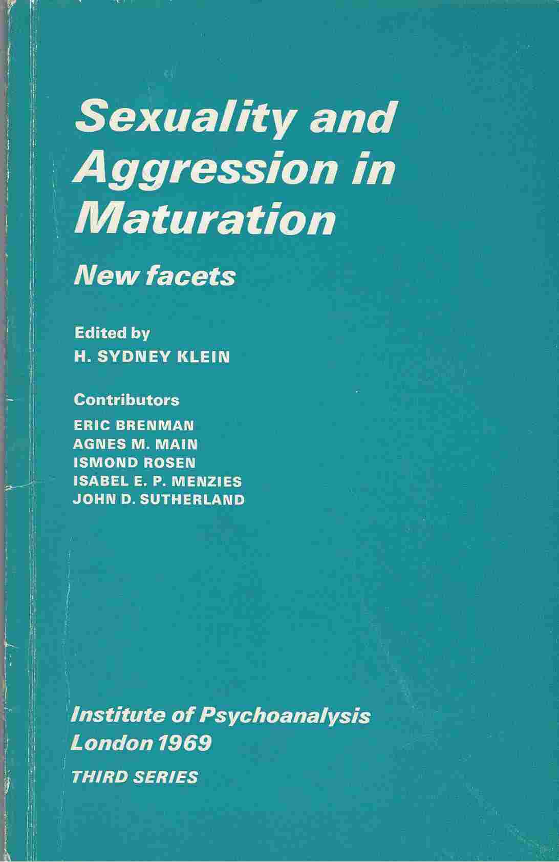 Image for Sexuality and Aggression in Maturation