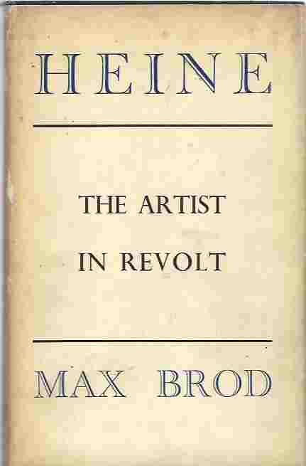 Image for Heinrich Heine; the artist in revolt