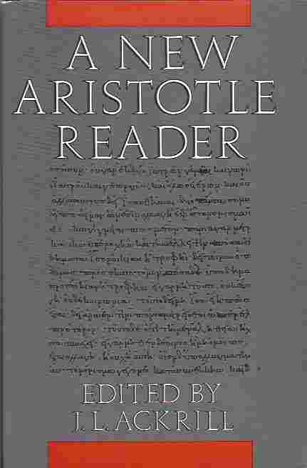 Image for A New Aristotle Reader
