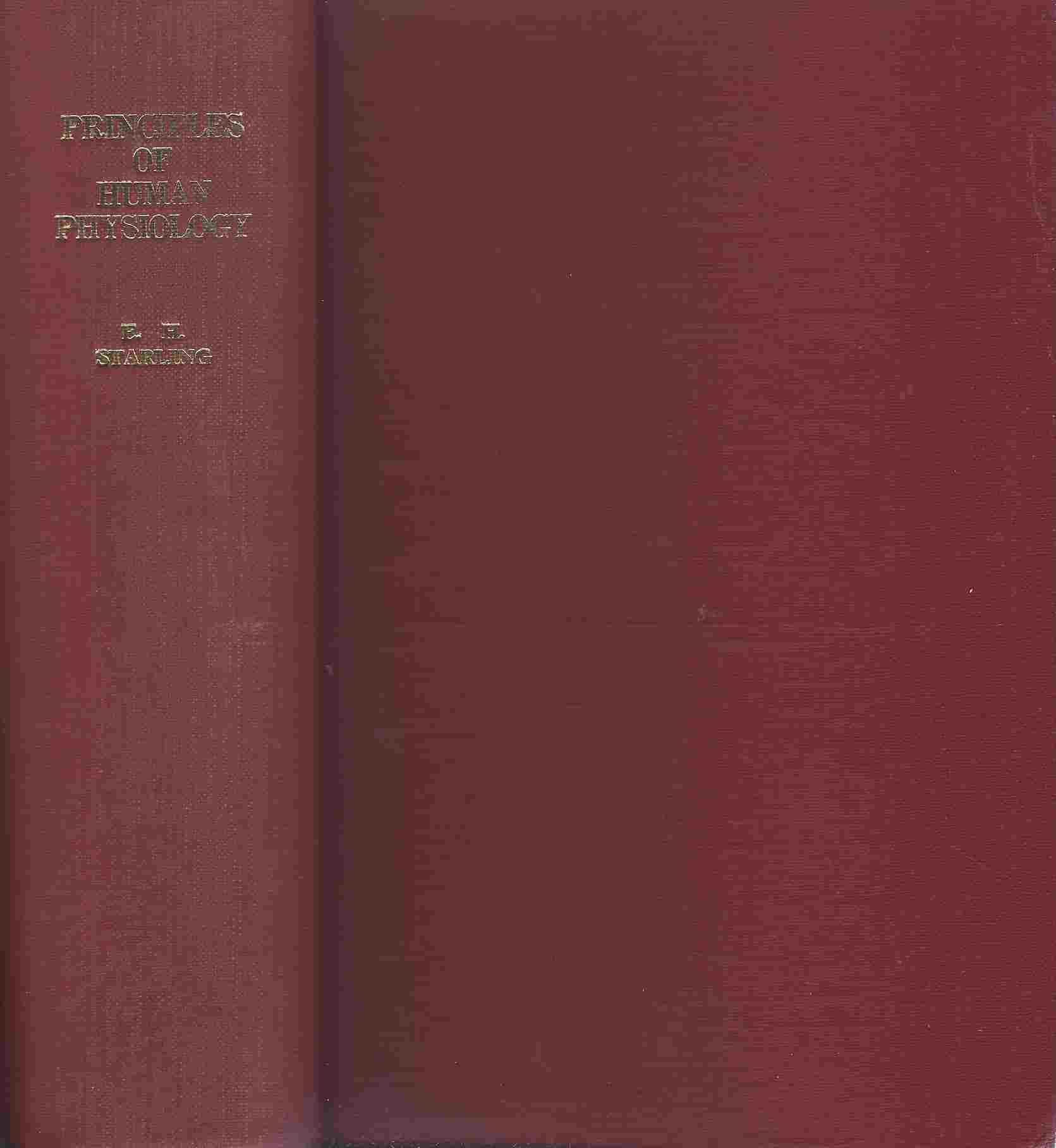Image for PRINCIPLES OF HUMAN PHYSIOLOGY ... THE CHAPTER ON THE SENSE ORGANS EDITED BY H. HARTRIDGE ... FOURTH EDITION, ETC