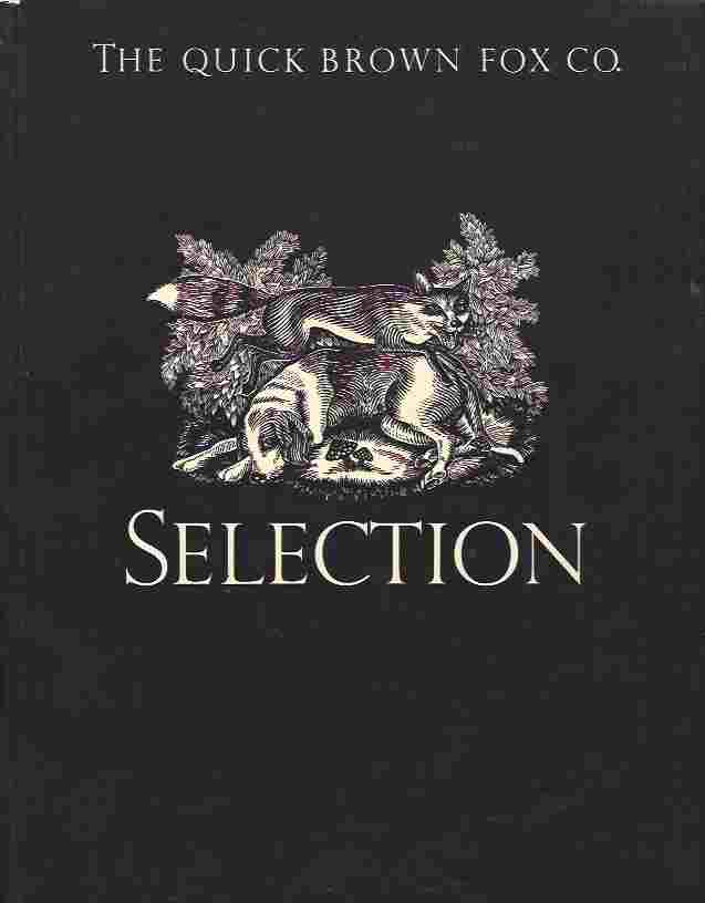Image for Selection. Catalogue of Typefaces