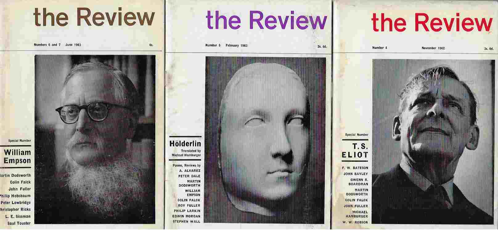 Image for The Review, 10 issues: Nos 1 (April/May 1962), 2 (June/July 1962), 3 (Aug/Sep 1962), 9 (Oct 1963), 10 (Jan 1964), 14 (Dec 1964), 16 (Oct 1966), 21 pts 1 & 3 (Undated), 22 (Jun 1970)