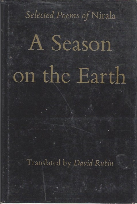 Image for Selected Poems of Nirala, a Season on the Earth