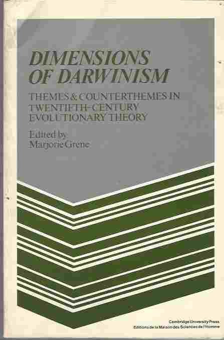 Image for Dimensions of Darwinism Themes and Counterthemes in Twentieth-Century Evolutionary Theory