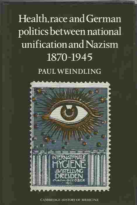Image for Health, Race and German Politics between National Unification and Nazism, 1870–1945