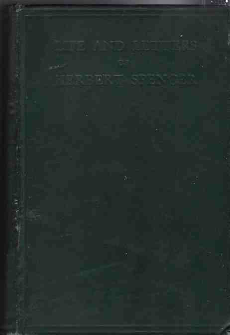 Image for The Life and Letters of Herbert Spencer