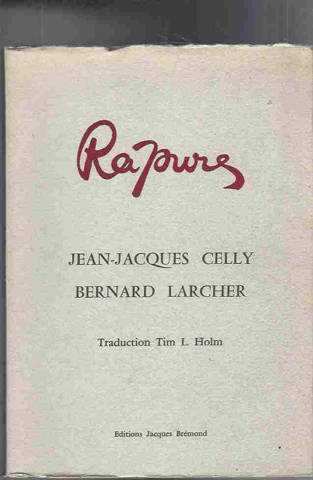 RAPURES bilingual edition limited to 1000 copies Image for RAPURES bilingual edition limited to 1000 copies