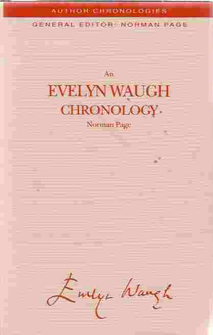 Image for An Evelyn Waugh Chronology