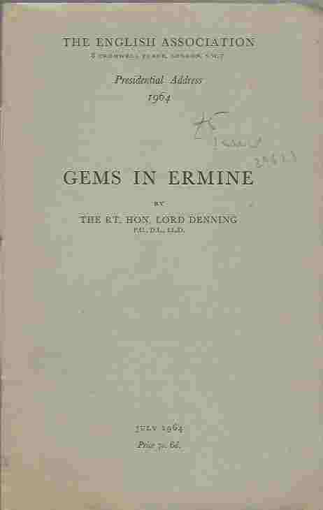 Image for Gems in ermine