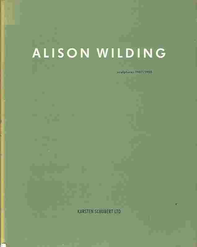 Image for Alison Wilding - sculptures 1987/1988