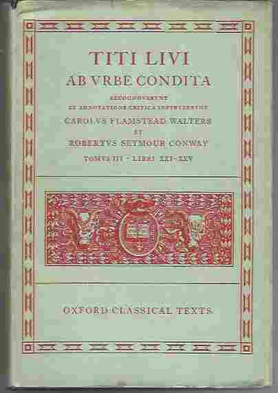 Image for TITI LIVI AB URBE CONDITA, TOMUS III