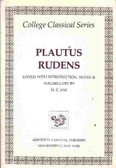 Image for Plautus Rudens