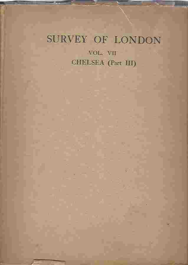 Image for The Survey Of London - The Parish Of Chelsea The Old Church