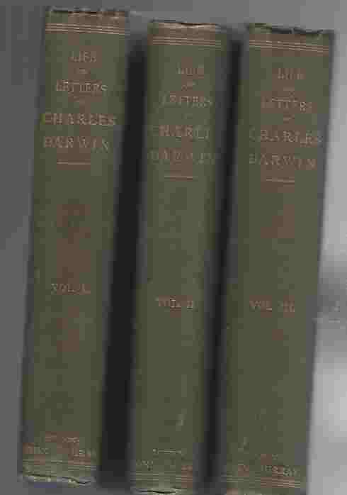 Image for The Life and Letters of Chares Darwin, including an Autobiographical Chapter. In Three Volumes.
