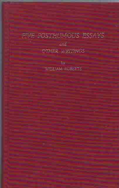 Image for Five Posthumous Essays and Other Writings