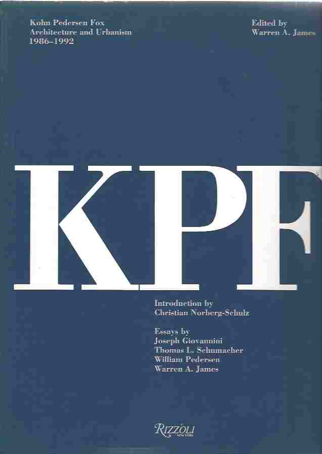 Image for Kohn Pederson Fox Architecture and Urbanism, 1986-92