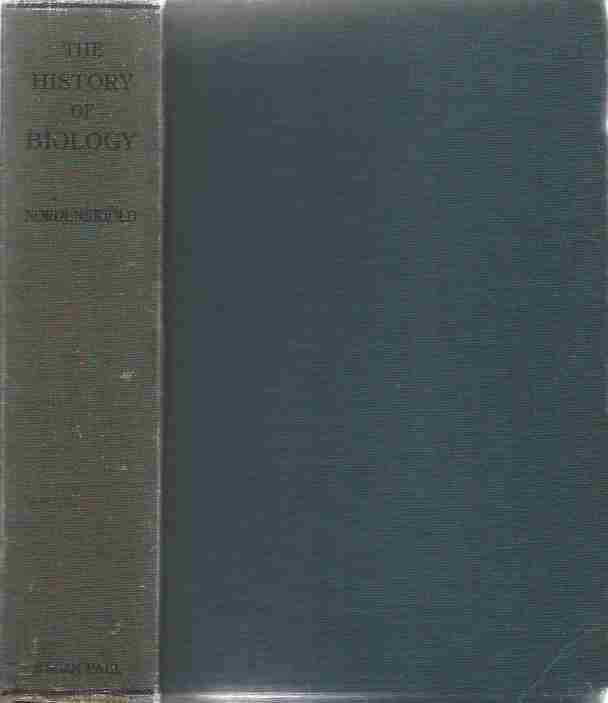 Image for THE HISTORY OF BIOLOGY A SURVEY.