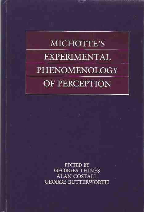 Image for Michotte's Experimental Phenomenology of Perception