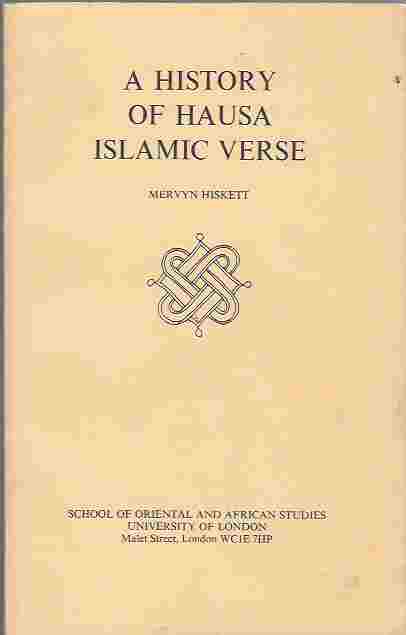 A History of Hausa Islamic Verse Image for A History of Hausa Islamic Verse