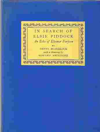 Image for In Search of Elsie Piddock An Echo of Eleanor Farjeon