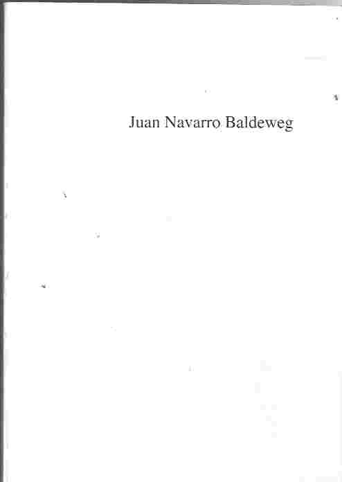 Image for Juan Navarro Baldeweg Bolzano, 1994