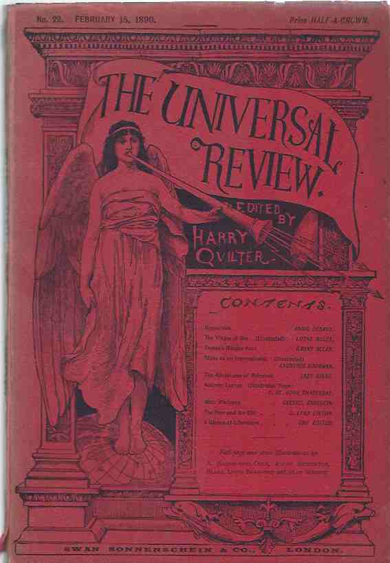 Image for The Universal Review, No 22, February 15, 1890