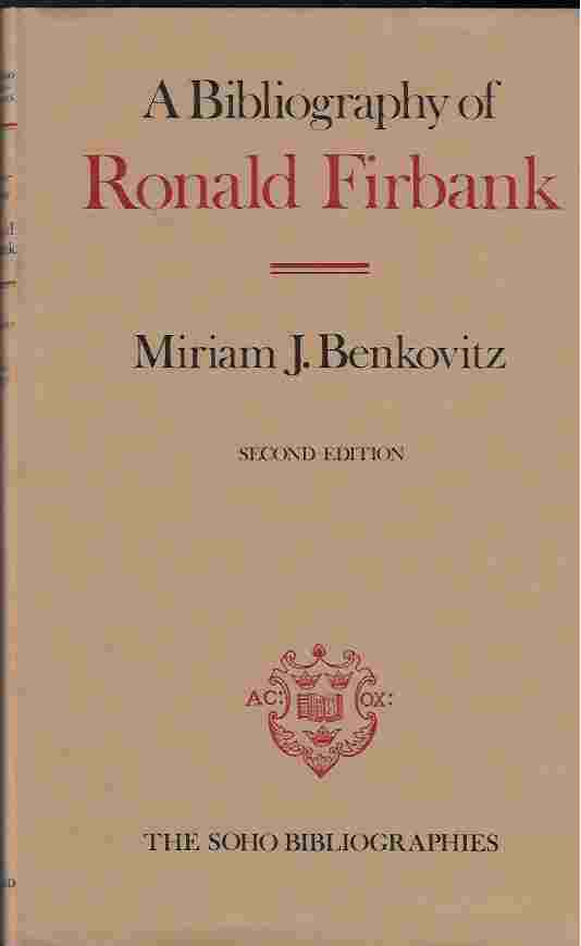 Image for A Bibliography of Ronald Firbank