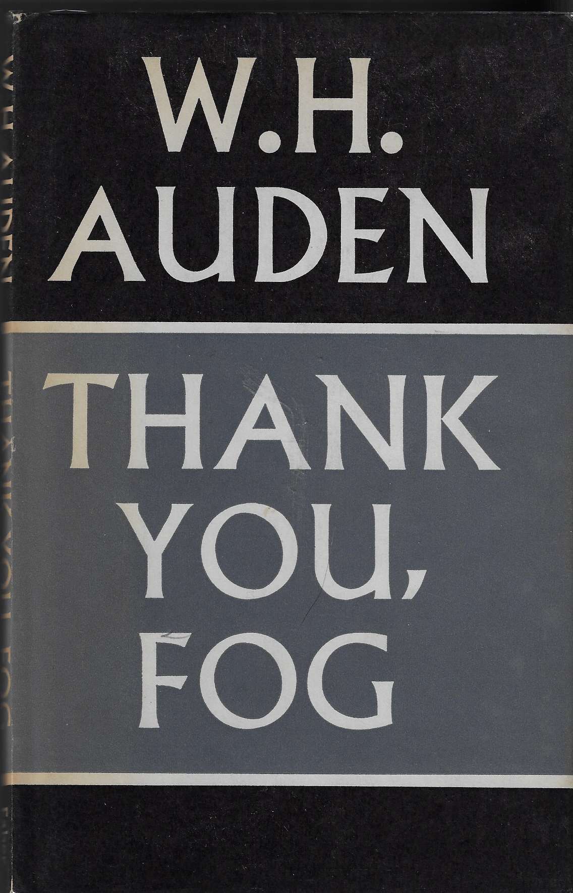 Image for Thank You, Fog Last Poems
