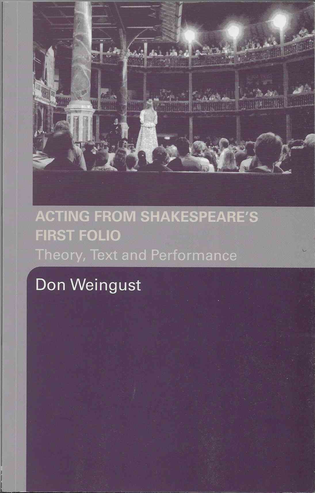 Image for Acting from Shakespeare's First Folio