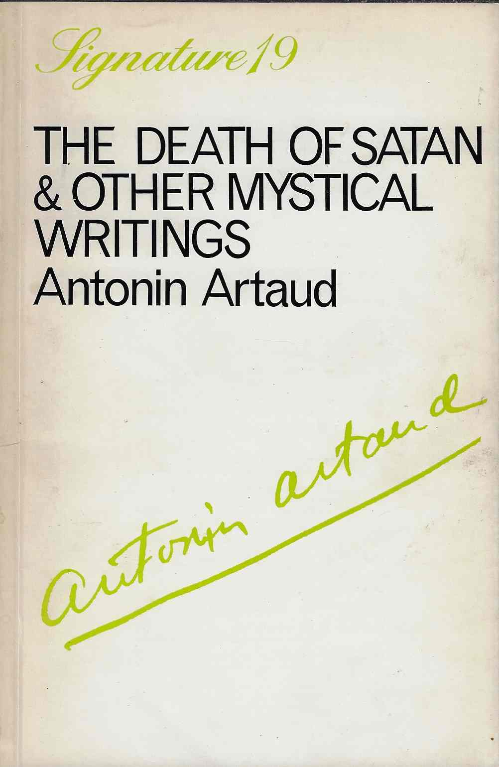 Image for Death of Satan and Other Mystical Writings