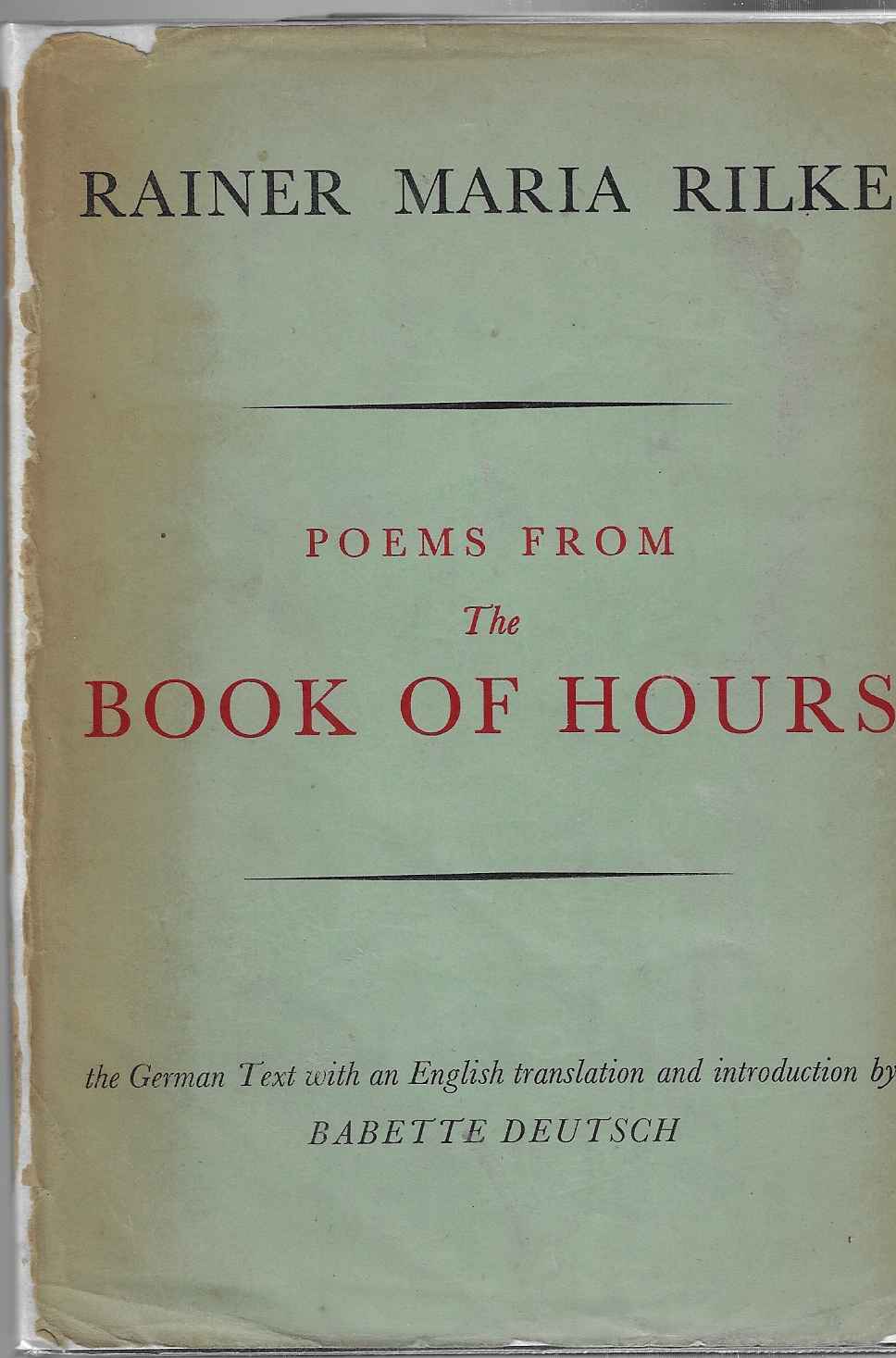 Image for Poems from the Book of Hours
