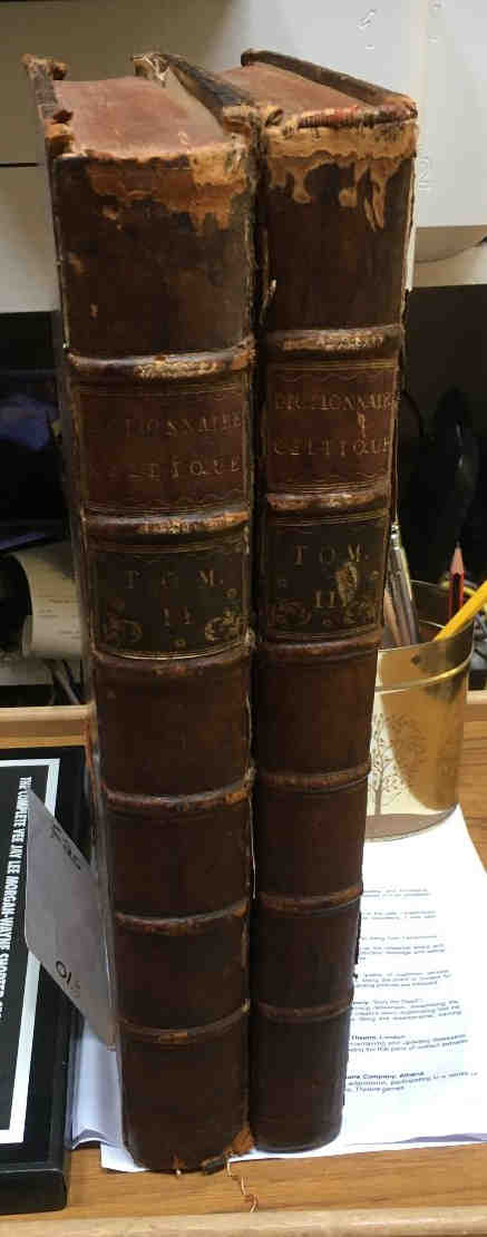 Image for Memoires sur la Langue Celtique, Tome Second, contenant la Premiere Partie du Dictionnaire Celtique; and Tome Trosieme, contenant la Seconde Partie du Dictionnaire Celtique
