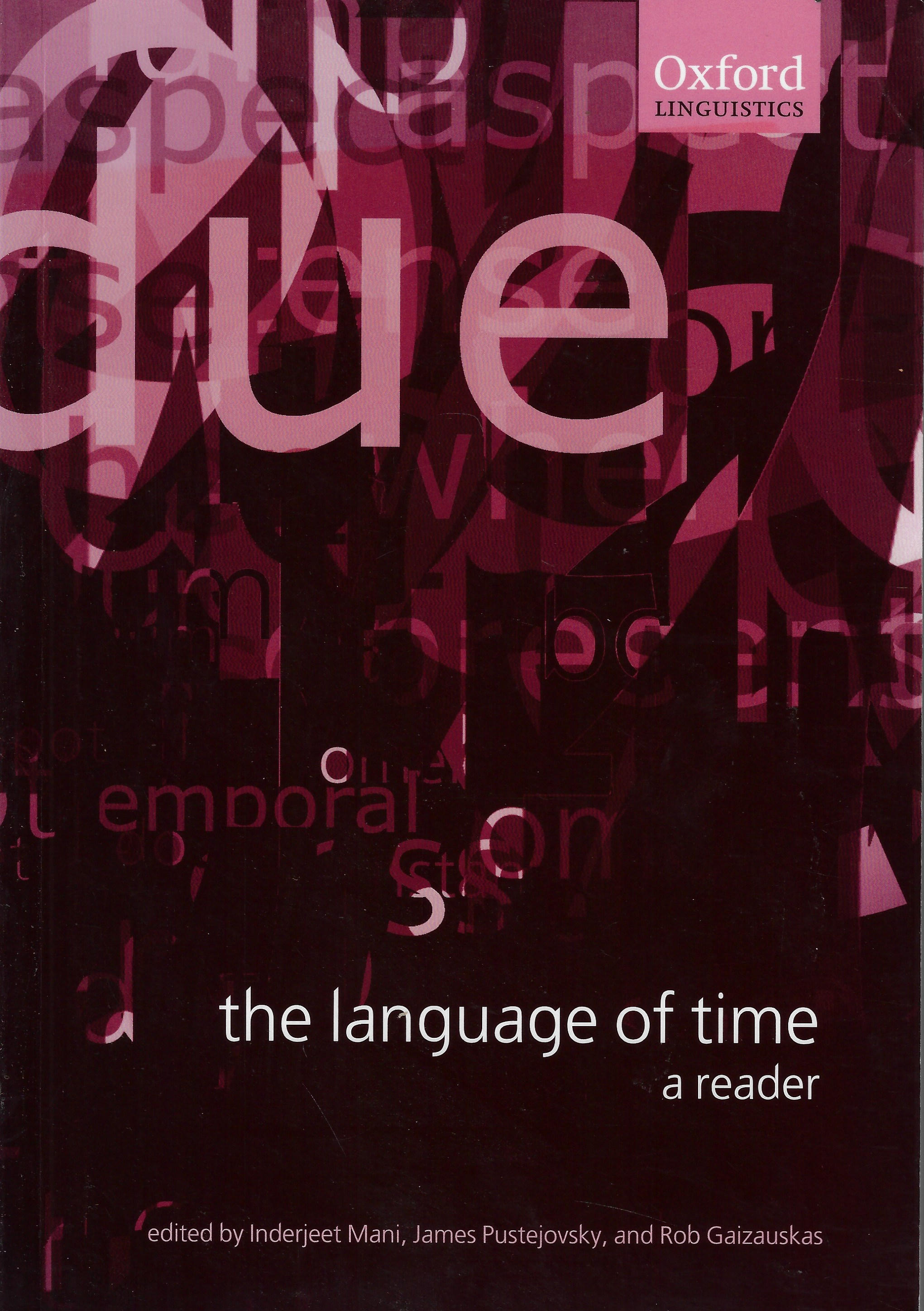 Time And Language The Language of Time A Reader